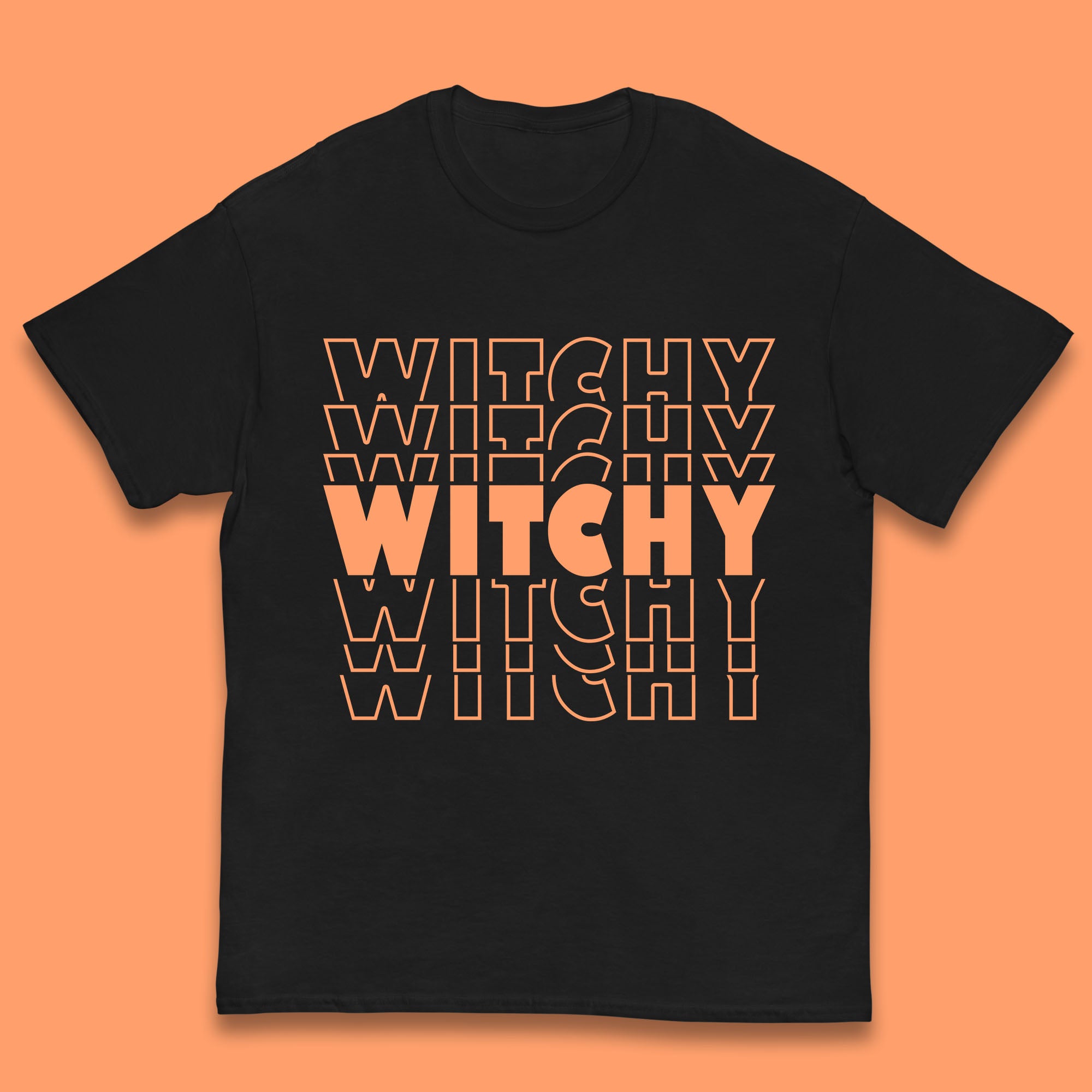 Witchy Halloween Witches Spooky Witch Vibes Witchy Aesthetic Halloween Party Kids T Shirt 160