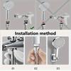 3/2/1.5m Shower Head Tube Flexible Stainless Steel Bathroom Water Head Shower Extension Pipe Encrypted Silver Hose HighQuality