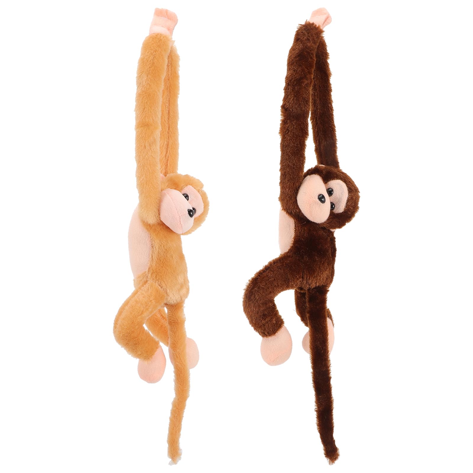 

NOLITOY Hanging Monkeys, 2-Piece Set, Cute and Stylish, Long-Armed Animal Decorations, Perfect for Baby Showers, Birthdays, Curtain Decor, or Room