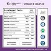 Carbamide Forte Vitamin B-Complex Tablets - 100% RDA for B Vitamins with B1, B2, B3, B5, B6, B9 & Vitamin B12 - 120 Vegetarian Tablets