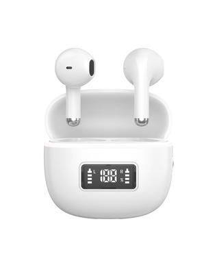 Bluetooth Earphones, Wireless Earbuds with Two Silicone Microphones, IPX7 Waterproof, 60 Hours of Playtime, 2025 Bluetooth 6.0 Earbuds, Full-Range
