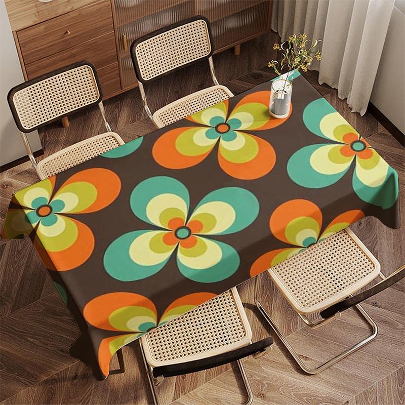 Tafelkleed met Bloemendessin Restaurant Keukentafelkleed Woonkamer Huisdecoratie Rechthoekig Feestdecoratie 160x240cm