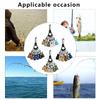 6Pcs Portable Squid Jig Hook Cover with Carabiner Squid Jig Baits Protector Squid Jig Fishing Tackle Easy to Use