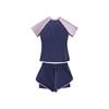 Xtep Women's Slimming Tummy Control Conservative Two-Piece Square-Leg Professional Training Swimwear for Spa Vacation Sports