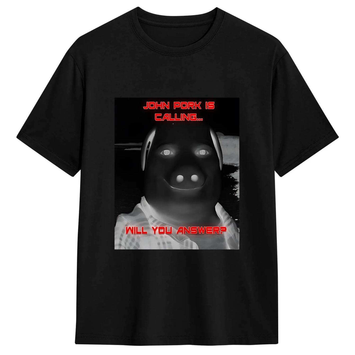 

Dequavious Pork Funny Dank Meme T-Shirts Men Funny Pure Cotton Tees O Neck Short Sleeve T Shirts Original Clothing S чёрный