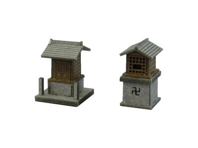 Sankei Diorama Option Kit Schrein A Bastelset 1/150