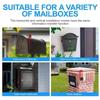 Heatproof Outdoor Wall Decor High Temperature Plating Mailbox Banner Mailbox Flag  Mailbox