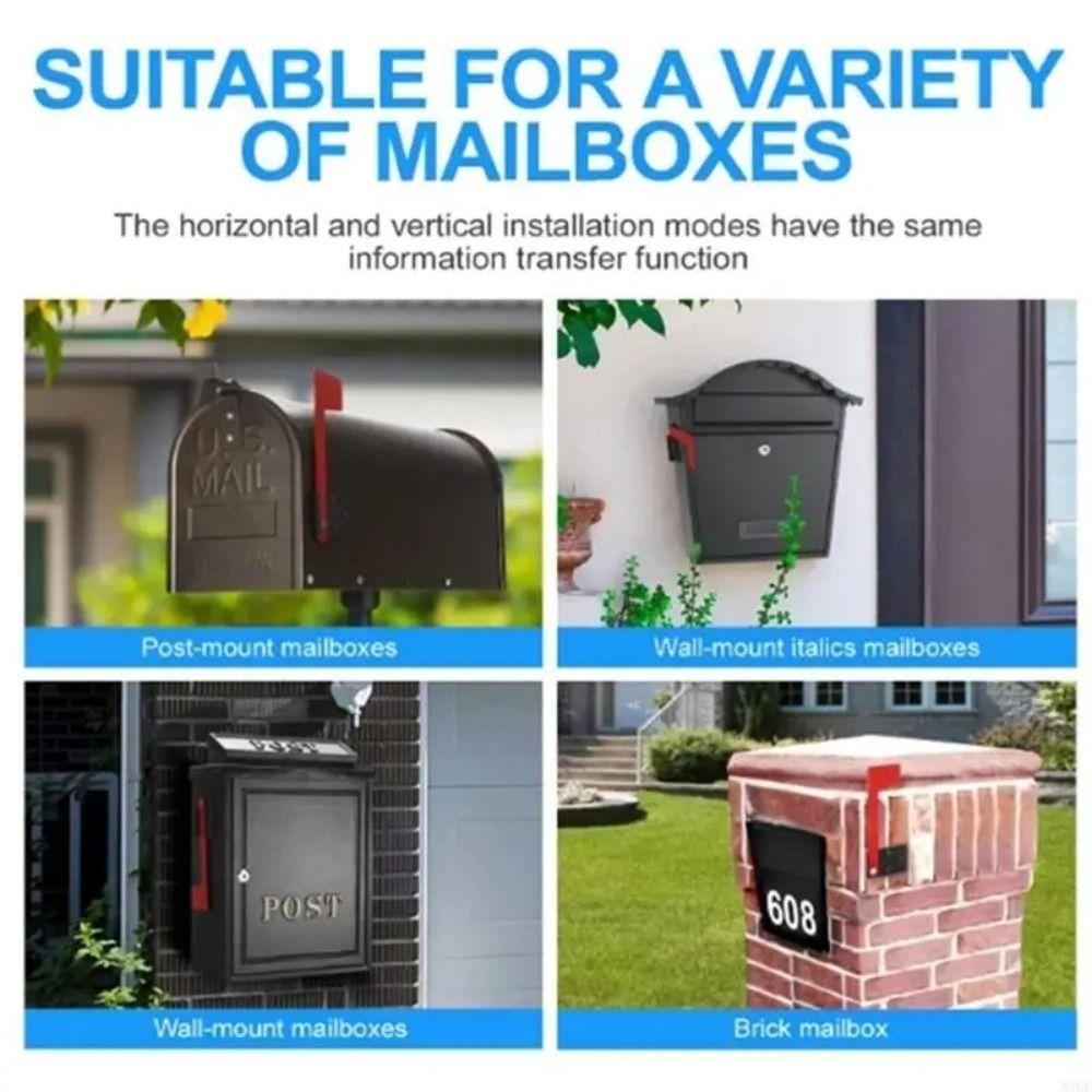 Heatproof Outdoor Wall Decor High Temperature Plating Mailbox Banner Mailbox Flag  Mailbox