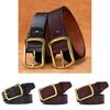 Genuine Leather Mens Belt With Two Layer Cowhide And Stylish Alloy Pin Buckle For Office Or Casual Outfits