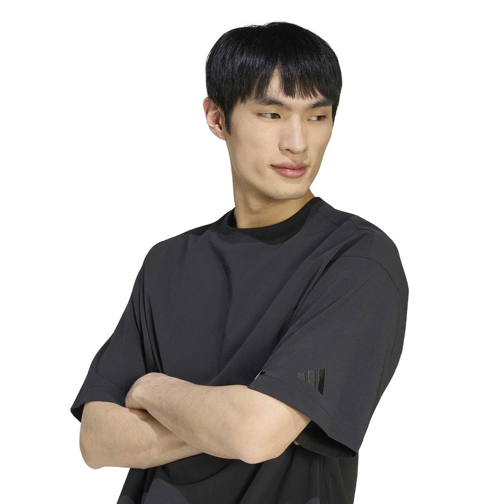 COOL MAX P7669 Black 3L [Adidas] Short-Sleeve T-Shirt Men's (KY6318)
