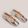Spring and Autumn New Retro Ballet Shoes Thick Heel Fashion Word Belt Mary Jane Single Shoes Medium Heel Casual Shoes
