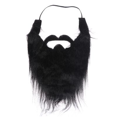 Handmade Wig Beard Hats Crochet Mustache Halloween Party Decoration Wig Props