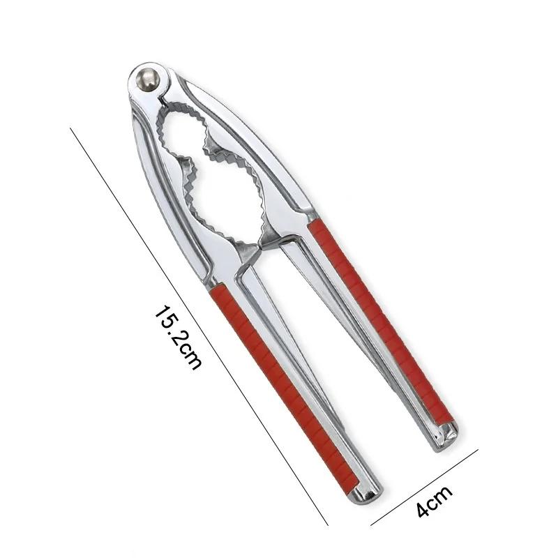 Quick Walnut Cracker Nut Cracker Stainless Steel Nutcracker Pine Pecan Hazelnut Plier Multi-Function Nut Clip Kitchen Tools