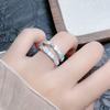 Blue Ocean Enamel Oil Dripping Starlight Open Ring Girlfriend Pair Ring Personality Light Luxury High Sense Couple Index Finger Ring