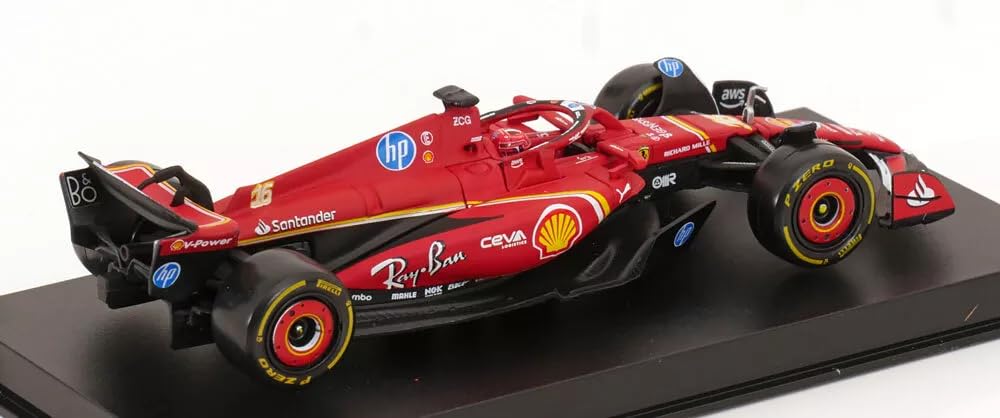 Bburago 1/43 Ferrari F1 SF-24 #16 Charles Leclerc 2024 Bburago Charles Leclerc Signature Series
