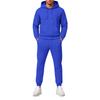 Men's Hooded Sweatshirt and Sweatpants Set Versatile Casual Athletic Outfit