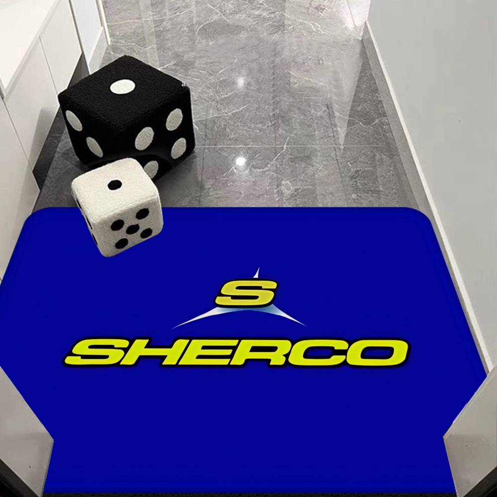 S-Sherco LOGO Kitchen Mat Cheaper Anti-slip Modern Living Room Balcony Printed Modern Home Decor