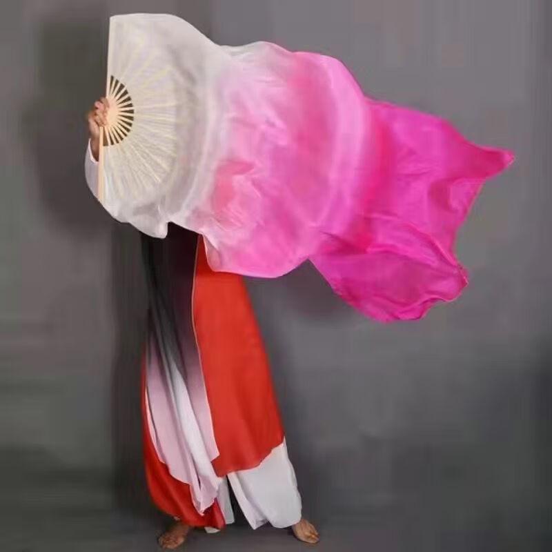 Jinsu Gradient Dance Performance Fan Pair