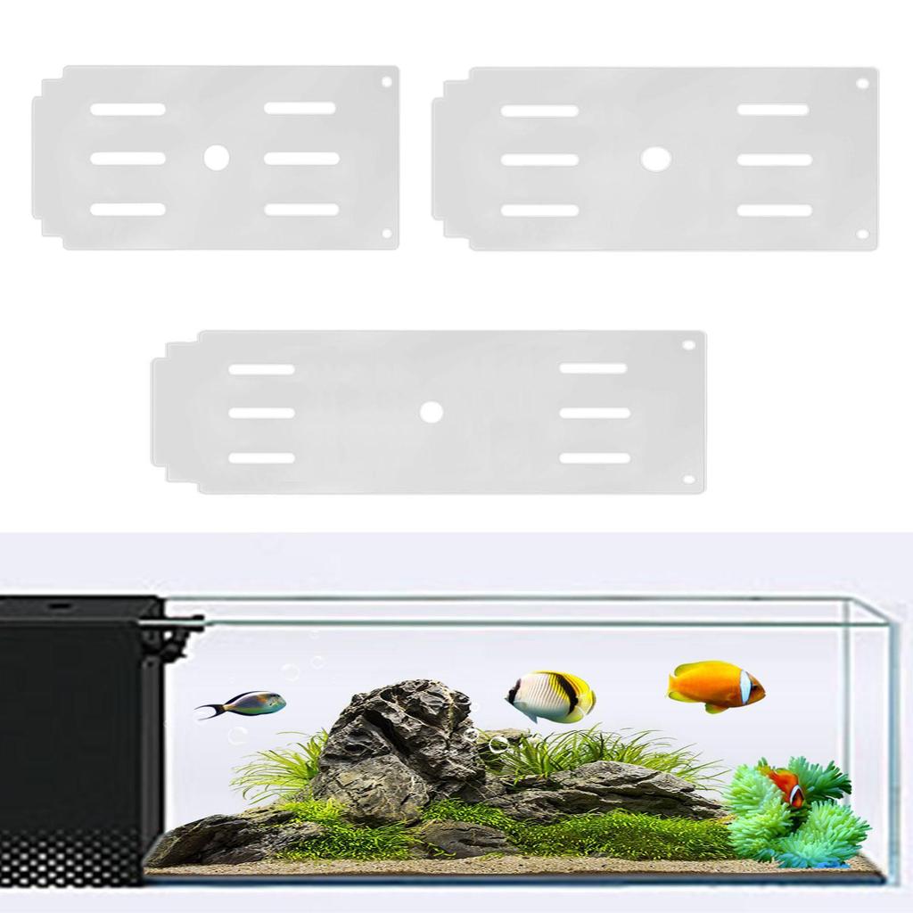 Acrylic Aquarium Top Cover Anti Jumping Easy Installation Preventing Fish from Jumping Out with Feeding Holes Fish Tank Lid