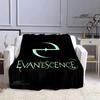 EvaneScence Band Retro Printed Blanket Fashion Warm Blankets Flannel Blanket Bed Linings Home Travel Blankets Birthday Gift