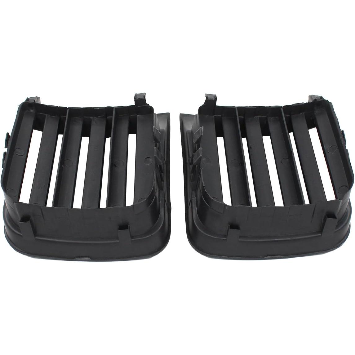 ApplianPar Front Left and Right Side Bumper Lower Grille Fog Light Grill Cover Trim for Nissan Pathfinder 1998-2004