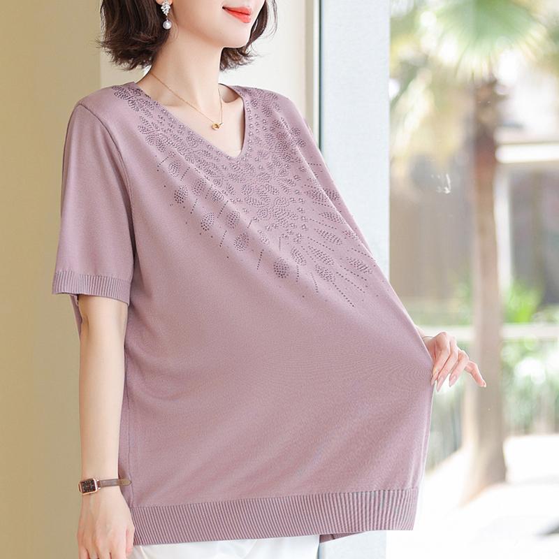 Plus Size 3XL-7XL Oversize Summer Blouses Woman Tops Elegant  Loose Vintage Casual Shirts