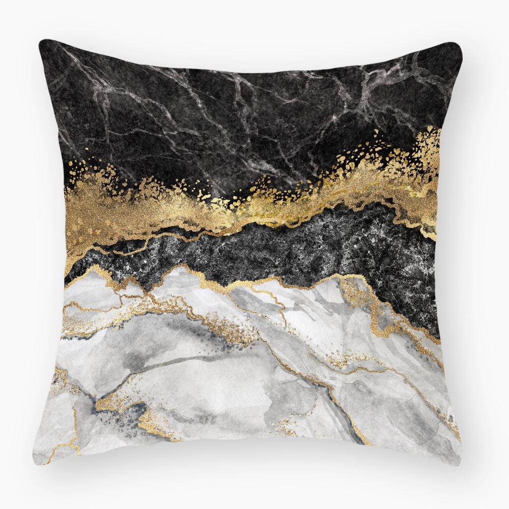 Ins Eyelash Printing Pillowcase Peach Leather Velvet Pillowcase Pillowcase Super Soft Pillowcase Sofa Decoration Pillow