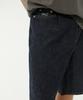 PLAC Linen Blended Half Denim Pants Dark Indigo
