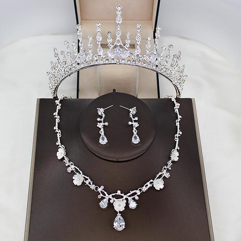 Children's Crown Tiara Girls New Crown Crystal Hair Hoop Model Catwalk Hair Accessories Princess Hairpin