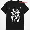 Vintage Coil Band Tour Concert Heavy Cotton Black Unisex Shirt All Sizes JU121
