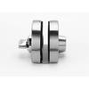 1 Set Double Open Glass Door Lock Stainless Steel Double Bolt Sliding Door Lock Office Glass Door Security Lock Home Hardware