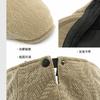 Korean Version of Fashion Knitted Hat Women's Autumn Winter Beret British Retro Literary Cap Casual Forward Hat Men