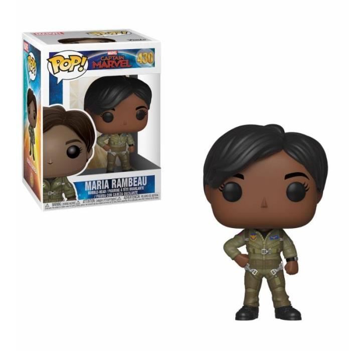Figurine - MARVEL - POP! Marvel - Maria Rambeau - 9 cm - Vinyle - Mixte