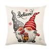 New Christmas Pillowcase Letter Polyester Printed Home Sofa Pillowcase Bedside Cushion
