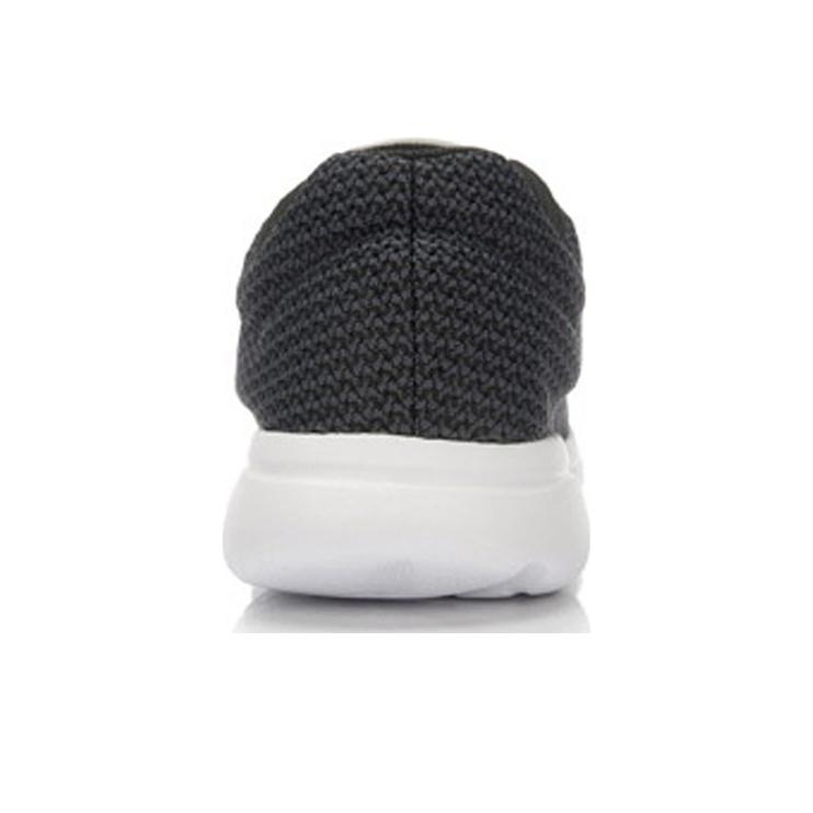 Li-Ning Bequeme Klassische Lässige Stoßdämpfende Rutschfeste Atmungsaktive Low-Top Laufschuhe Herren Sneaker Schwarz ARJL001-7