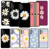 Phone Case for Samsung Galaxy A13 A15 A17 A07 A21S A22 A23 A25 A31 A73 A32 A52 A41 5G Soft TPU Fashion Fresh Little Daisy Flower