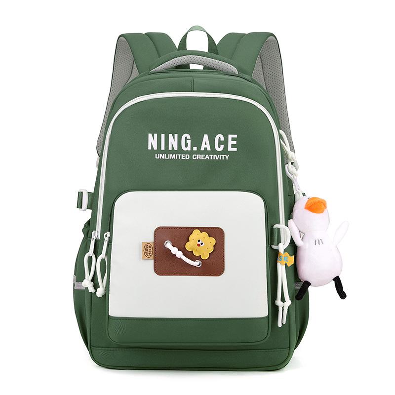 Student burden reduction Large capacity Middle school student Junior high school student schoolbag Female high school student Girl primary