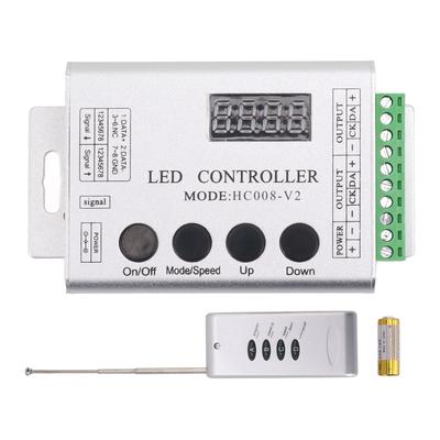 LED RGB Controller SPI Signal Lichtleisten Controller für 6803 1903 WS2811 WS2812B 5V bis 24V