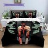 Chainsaw Man Pattern Bedding,Quilt Set Quilt Cover Pillowcase Home Birthday Gift (1 * duvet cover + 2 * pillowcase, without core)