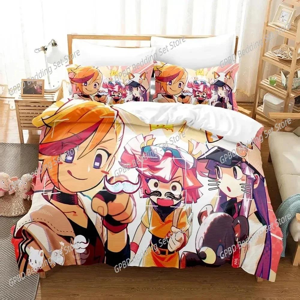 New 3D Print Anime Muse Dash Game Bedding Set Single Twin Double Queen King Cal King Size Bed Linen Set