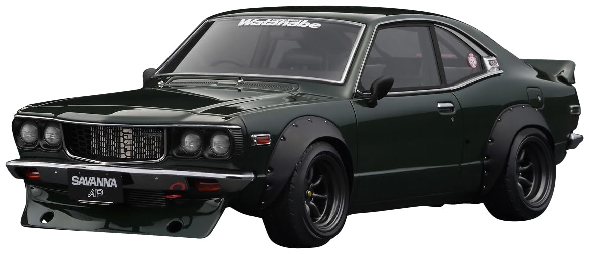 

масштабная модель зажигания Mazda Savanna Semi Works Зеленый готовое изделие IG3729 TK.Company 1/18 (S124A)