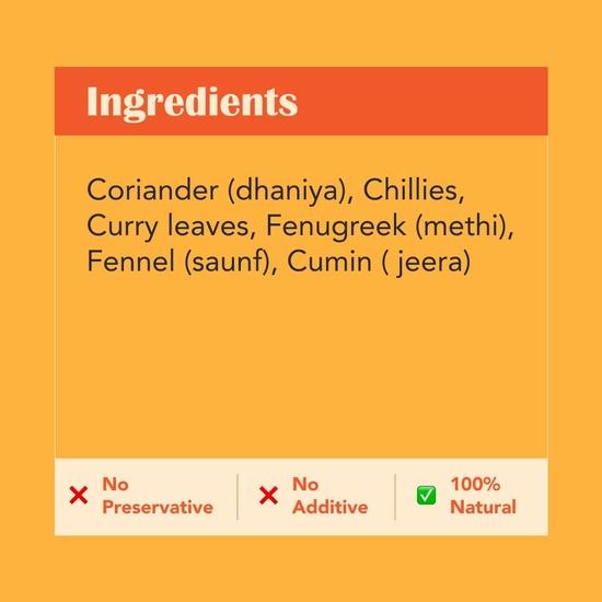 Home Kouzina Travancore Sambhar Powder - 150G | Authentic South Indian Spice Blend for Traditional Sambhar | Homemade Style| Made In Small Batches