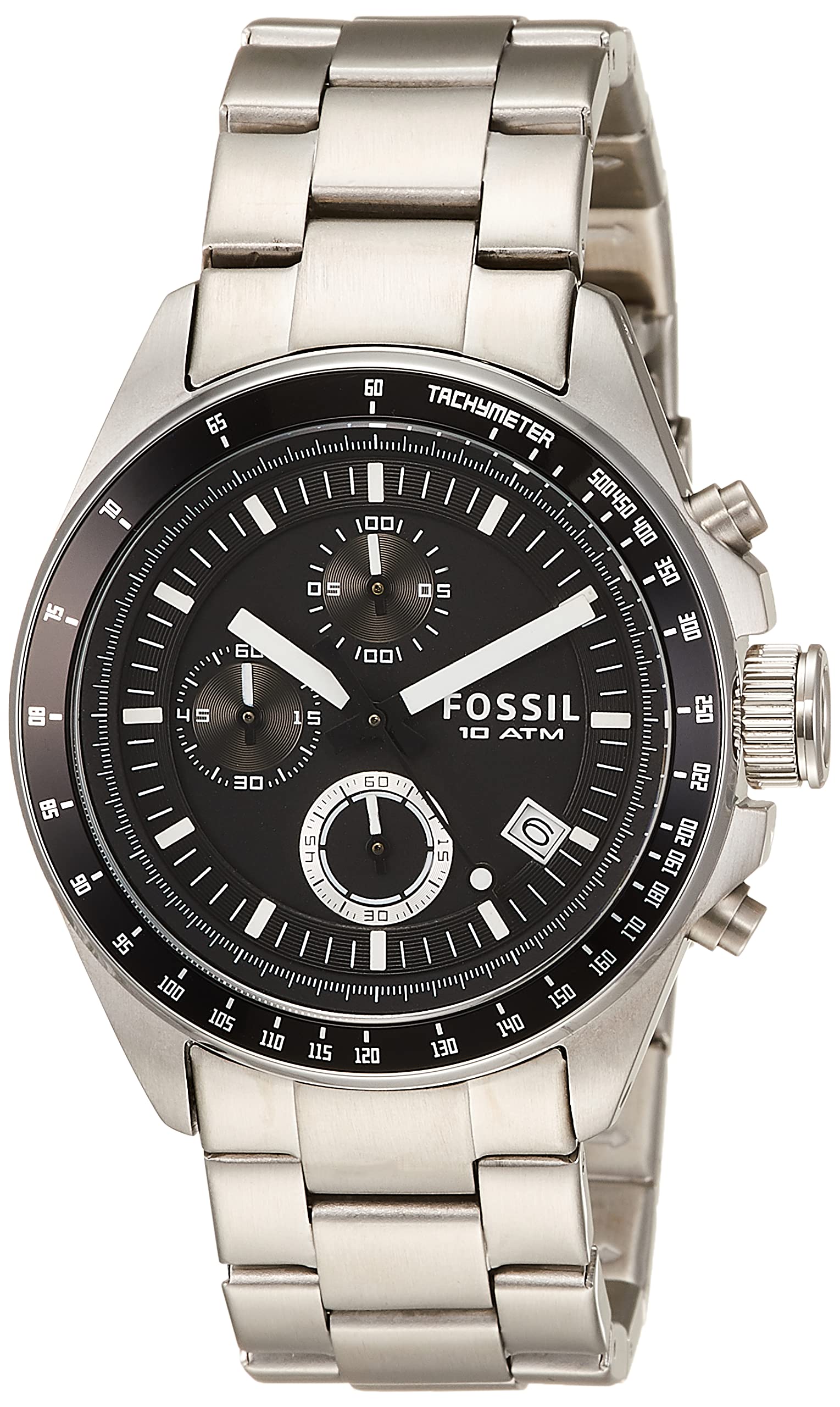 

DECKER CH2600IE Silver Watch [Fossil] Men s