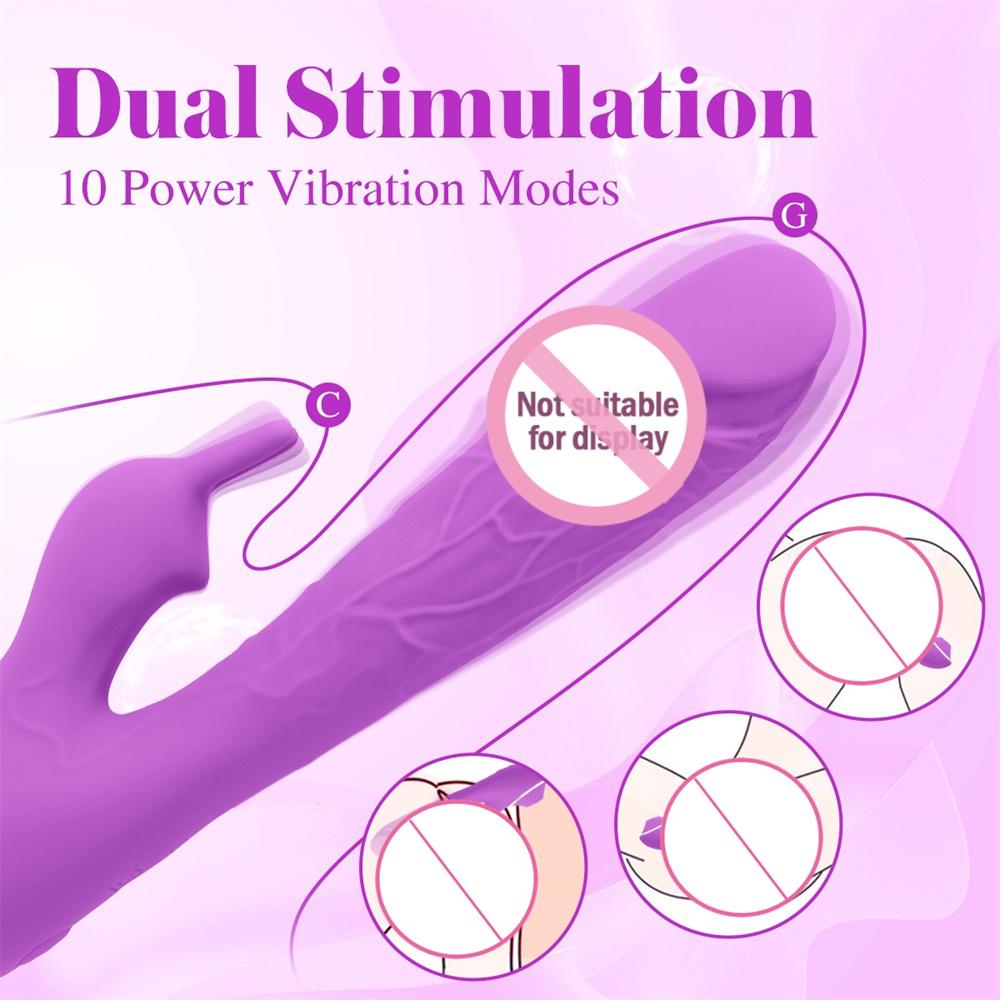 Rabbit Sucking Vibrator For Women G-Spot Clitoris Stimulator Dildo Massager Squirt Sex Toy For Couple Adult Supplies Joinjjtoy