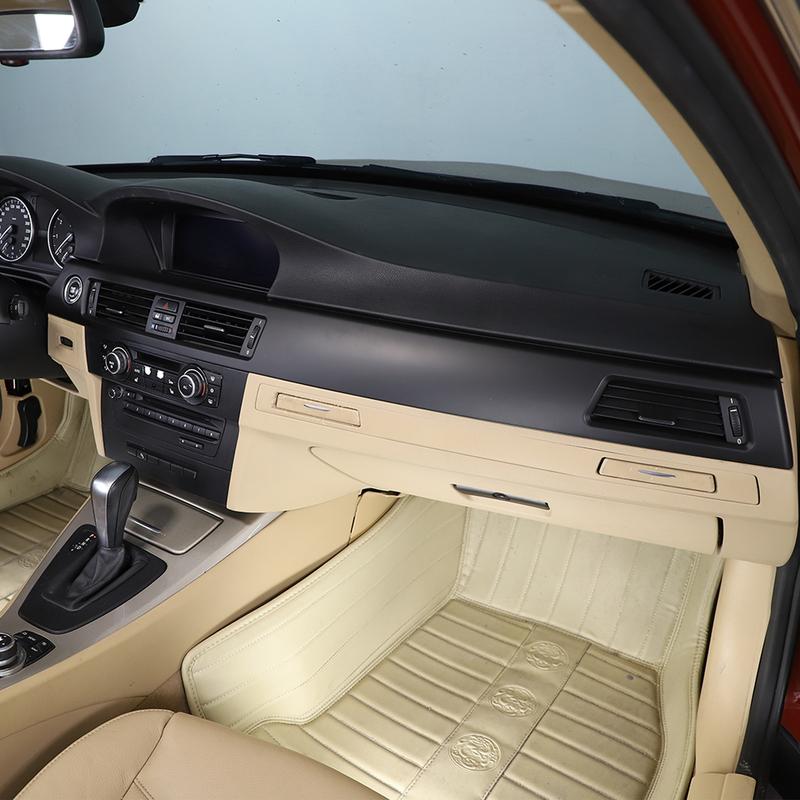 For BMW 3 Series E90 2005-2012 ABS Carbon Fiber Car Interior Dashboard Panel Cover Trim Decoration Stickers  Auto Accessories