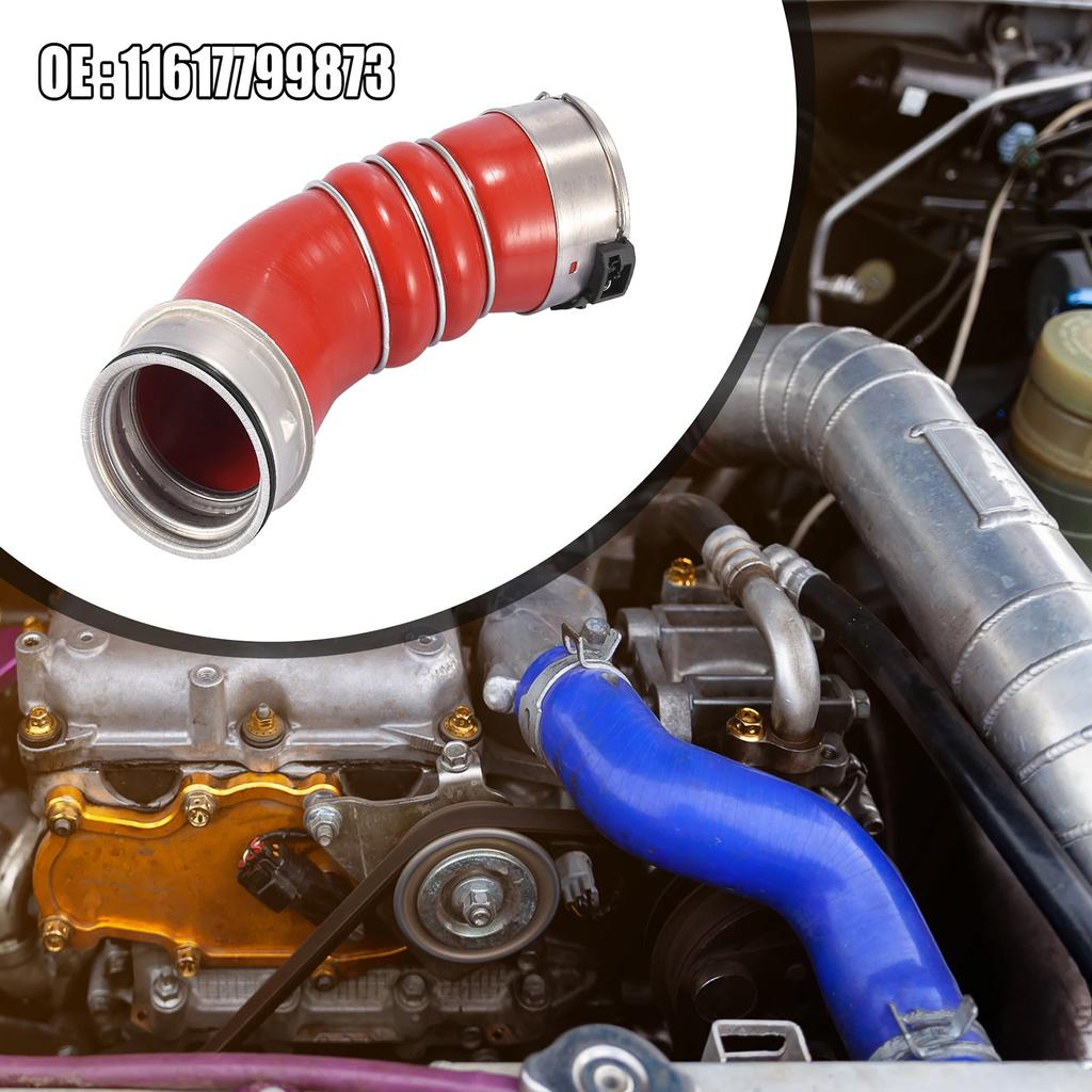 11617799873 Car Engine Intercooler Pipe Hose Replacement Air Intake Hose Tube for E70 Intercooler Rubber Hose