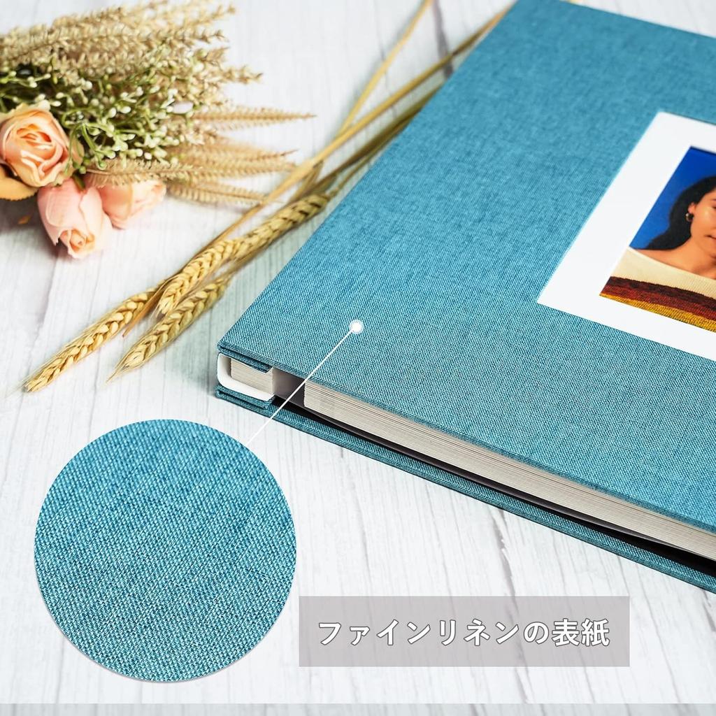 Raoendis 20 L 240 Large Photo Photo Photo Handmade Mounting Home Growth Record Album, Stick-on Type, Sheets/40 Pages, Size, Sheets, Capacity, DIY,