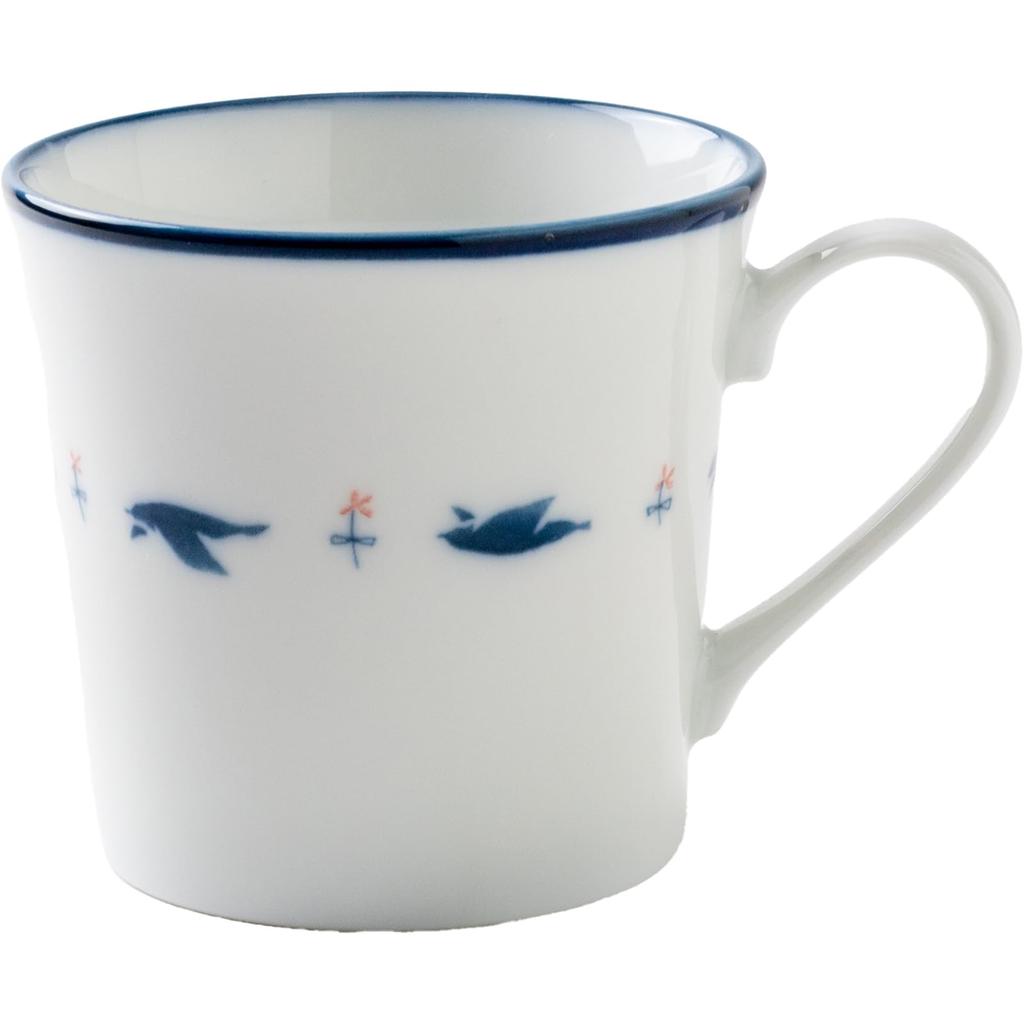 Minoru Pottery Flapping Bird Mug