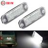 White LED License Plate Light Number Plate Lamp 2Pcs For VW Transporter T5 2003-2015 T6 For Caddy 2004-2017