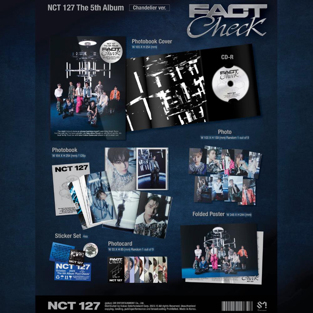 NCT 127 : 5th Album [Fact Check] (Chandelier Ver.)PP